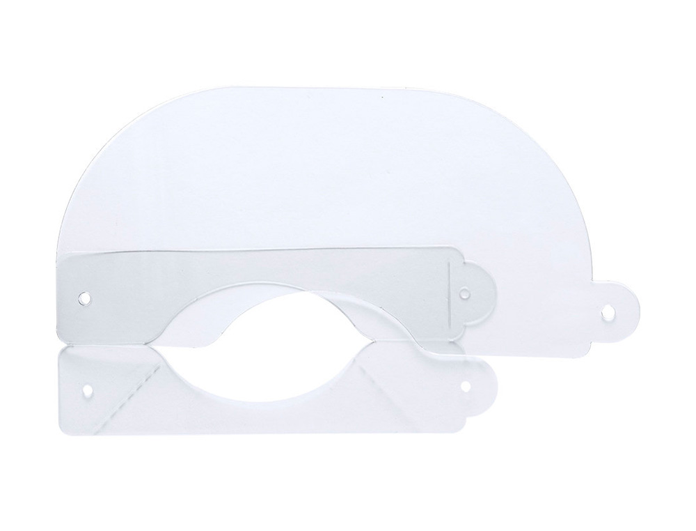 BLANCA - Pantalla protectora buconasal leiban con protector para barbilla material pet 17x8,5 cm (Ref. 2573)