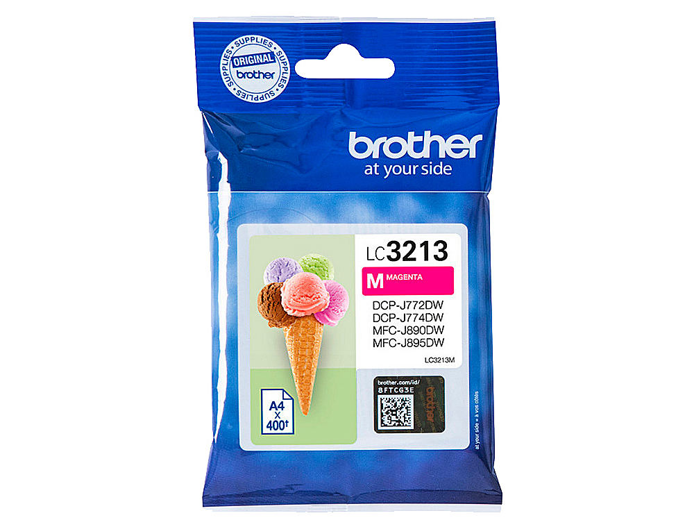 BROTHER - Ink-jet lc3213 dcp-j572 / dcp-j772 / dcp-j774 / mfc-j890 / mfc-j895 magenta 400 pag (Ref. LC3213M)