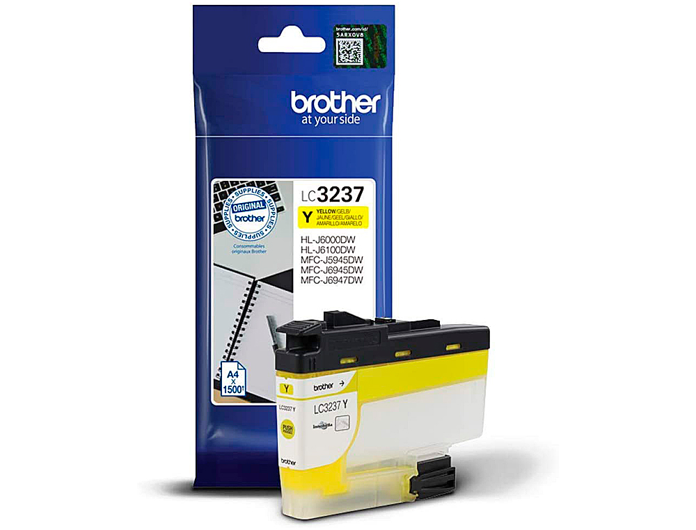 BROTHER - Ink-jet lc3237 hl-j6000dw / hl-j6100dw / mfc-j5945dw / mfc-j6945dw / mfc-j6947dw 1500 pag amarillo (Ref. LC3237Y)