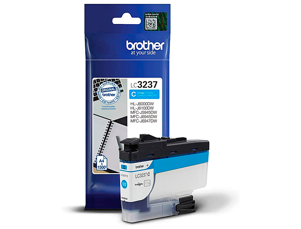 BROTHER - Ink-jet lc3237 hl-j6000dw / hl-j6100dw / mfc-j5945dw / mfc-j6945dw / mfc-j6947dw 1500 pag cian (Ref. LC3237C)