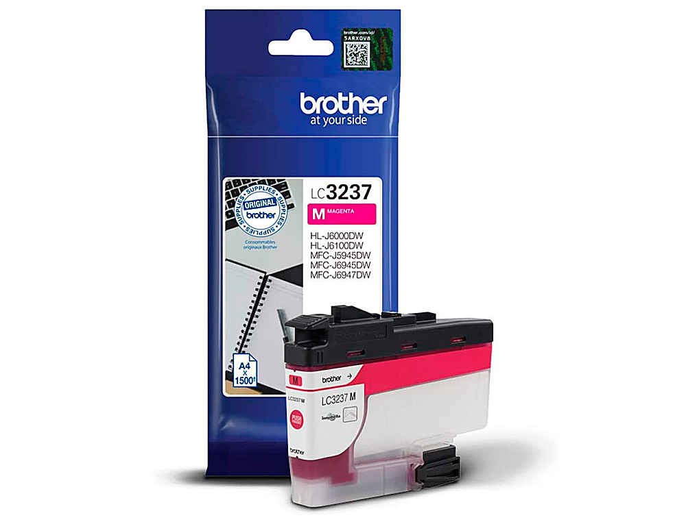 BROTHER - Ink-jet lc3237 hl-j6000dw / hl-j6100dw / mfc-j5945dw / mfc-j6945dw / mfc-j6947dw 1500 pag magenta (Ref. LC3237M)