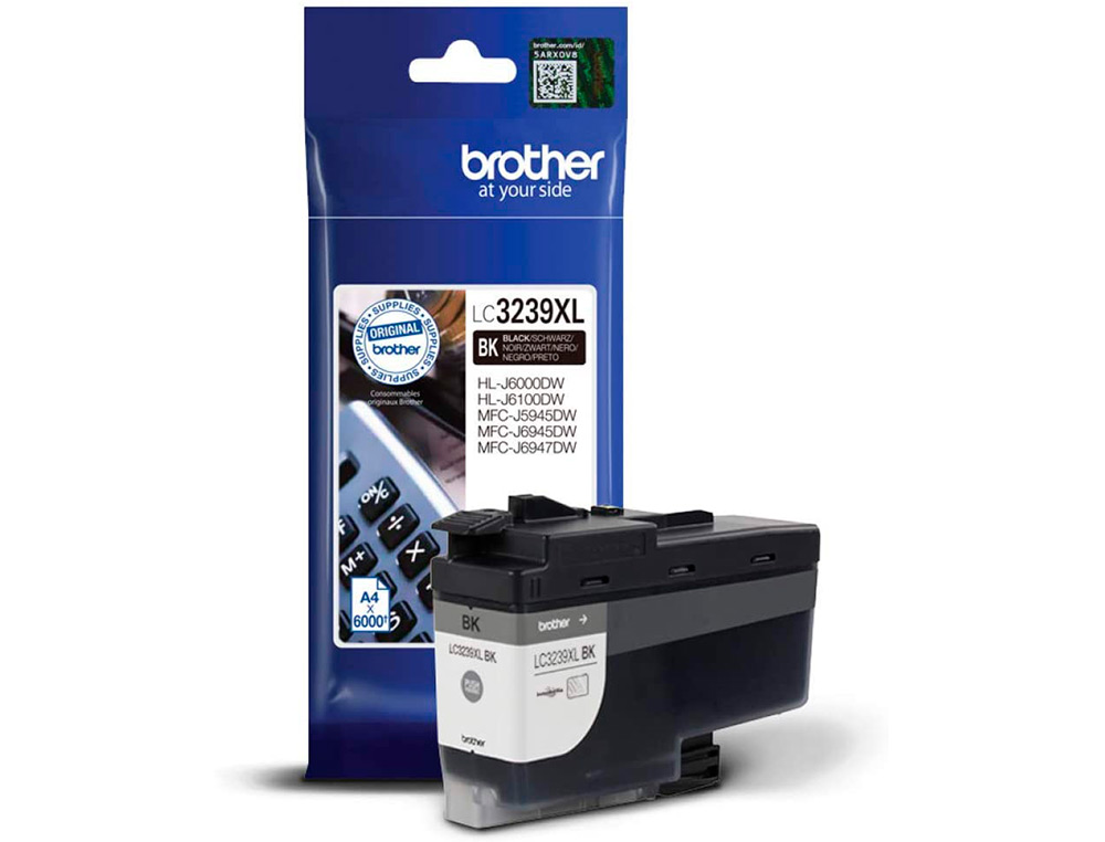 BROTHER - Ink-jet lc3239xlbk mfc-j6945dw / mfc-j5945dw / hl-j6000dw negro 6000 paginas (Ref. LC3239XLBK)
