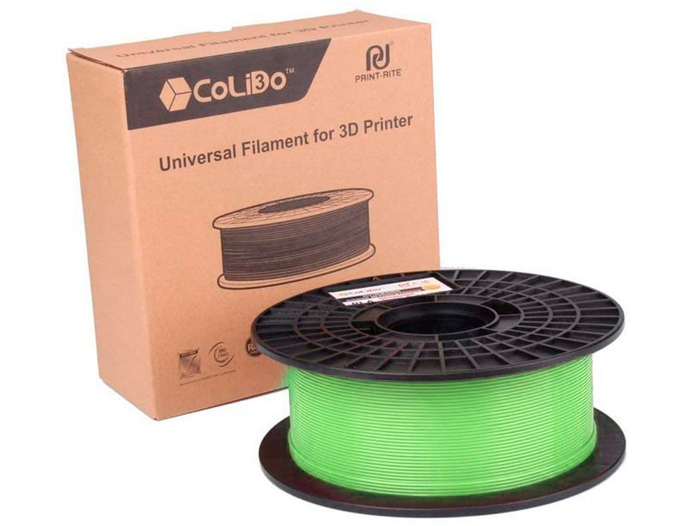 3D COLIDO - Filamento abs premium 1,75 mm 1 kg verde (Ref. COL3D-LFD017G)