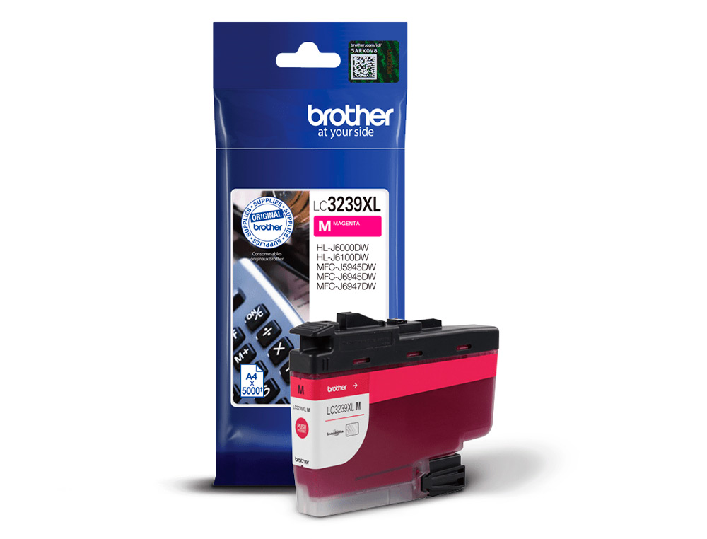 BROTHER - Ink-jet lc3239xlm mfc-j6945dw / mfc-j5945dw / hl-j6000dw magenta 5000 paginas (Ref. LC3239XLM)