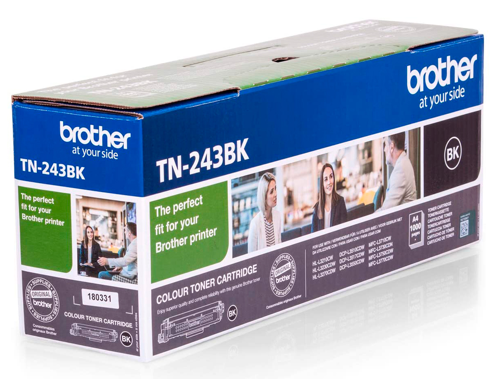 BROTHER - Toner tn247bk dcp-l3510cdw / hl-l3270cdw / mfc-l3710cw negro 3000 paginas (Ref. TN247BK)
