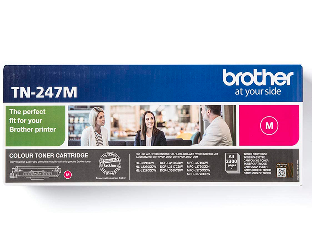 BROTHER - Toner tn247m dcp-l3510cdw / hl-l3270cdw / mfc-l3710cw magenta 2300 paginas (Ref. TN247M)