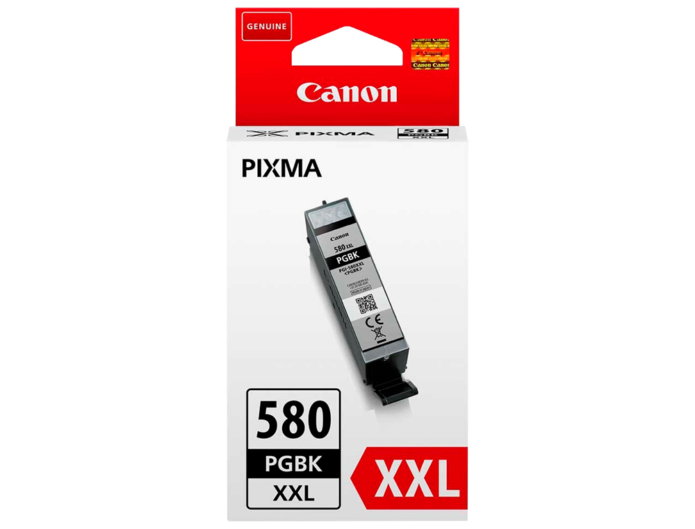 CANON - Ink-jet 580 xxl pixma tr8550 / ts6250 / ts8250 / ts9150 / ts9550 negro 600 pag (Ref. 1970C001)