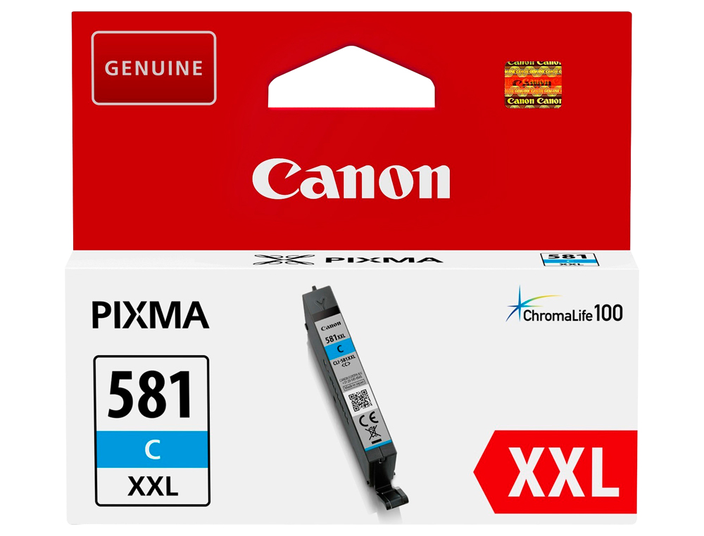 CANON - Ink-jet 581 xxl ts9550 / ts705 cian 830 paginas (Ref. 1995C001)