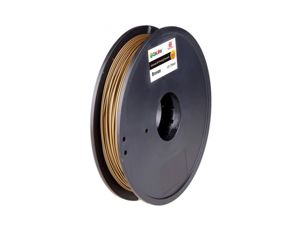 3D COLIDO - Filamento pla 1,75 mm 0,5 kg bronce (Ref. COL3D-LCD056Z)