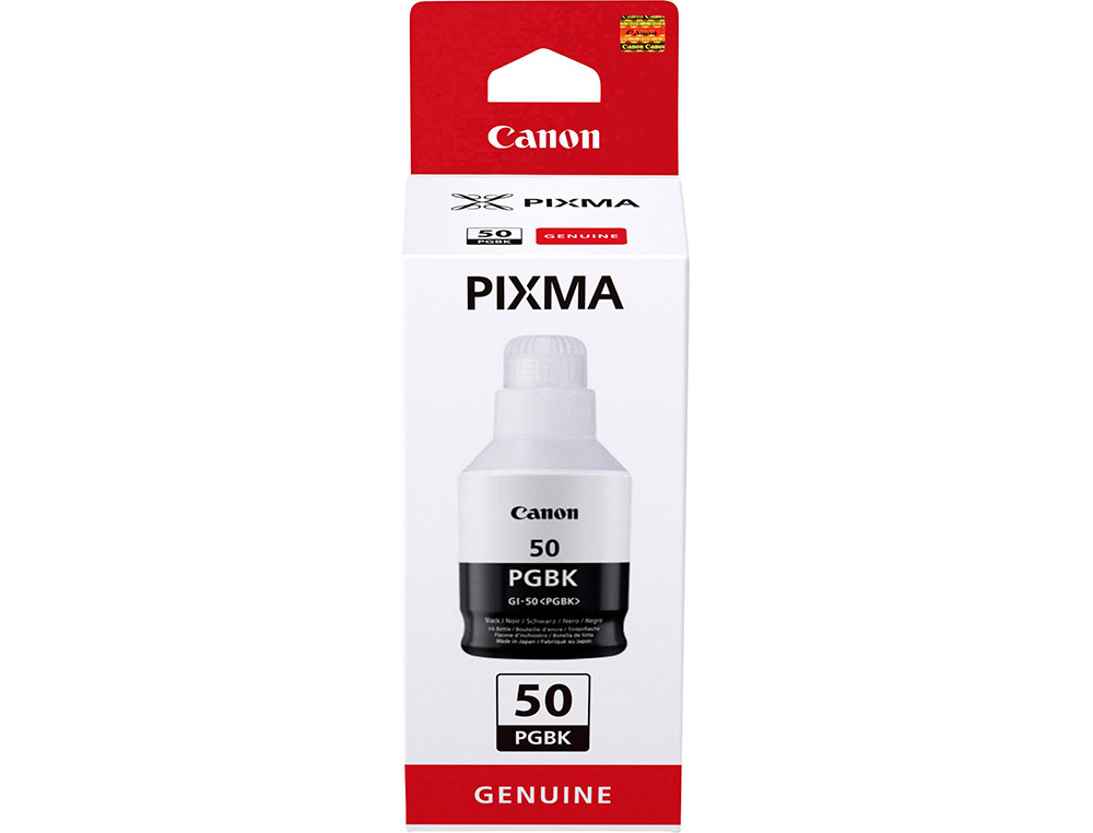 CANON - Tinta gi-50m para pixma g5050/g6050/g7050/gm2050/ gm4051 negro 6000 paginas (Ref. 3386C001)