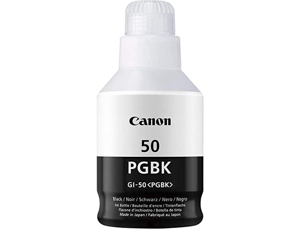 CANON - Tinta gi-50m para pixma g5050/g6050/g7050/gm2050/ gm4051 negro 6000 paginas (Ref. 3386C001)