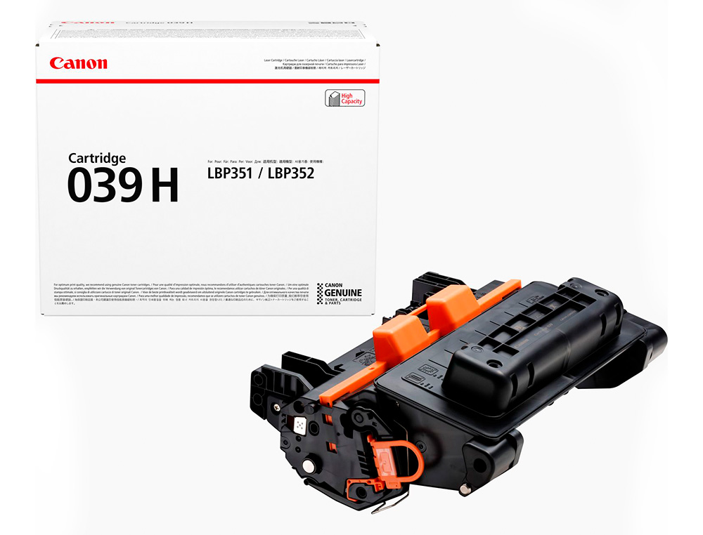 CANON - Toner 039h isensys lbp351x lbp352x negro (Ref. 0288C001)