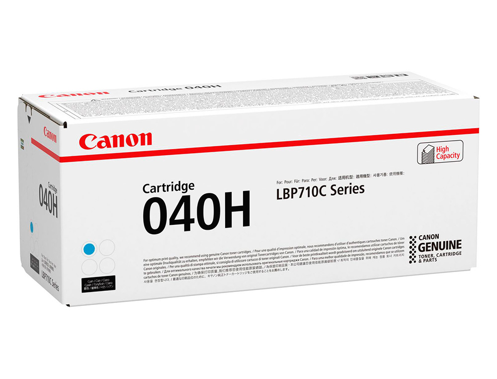 CANON - Toner 040hc alta capacidad lbp710 lbp712 cian (Ref. 0459C001)