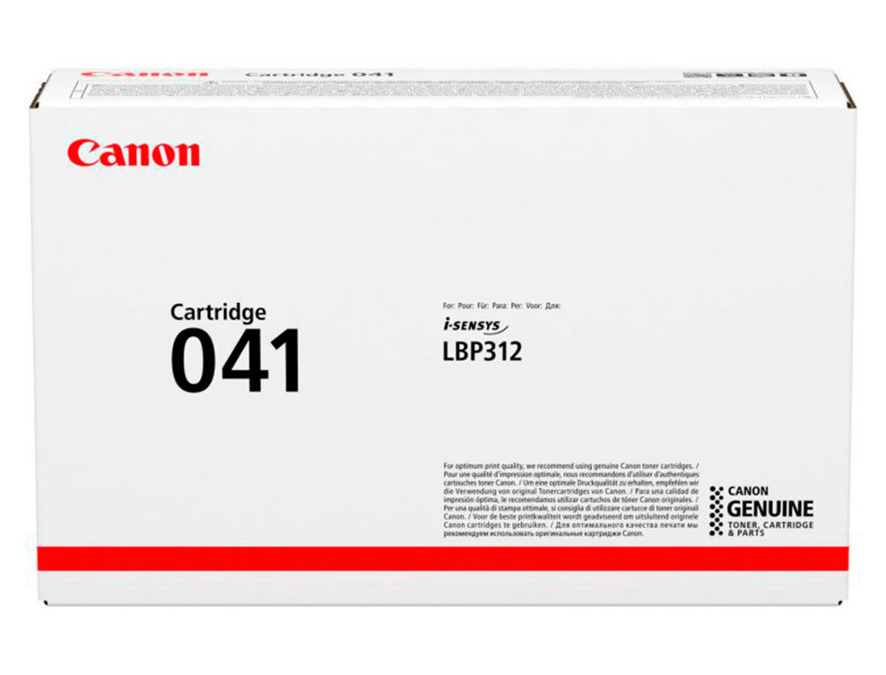 CANON - Toner 041 crg041bk lbp312 lbp310 negro (Ref. 0452C002)