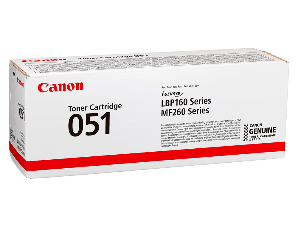 CANON - Toner 051 1700p isensys lbp162 negro (Ref. 2168C002)