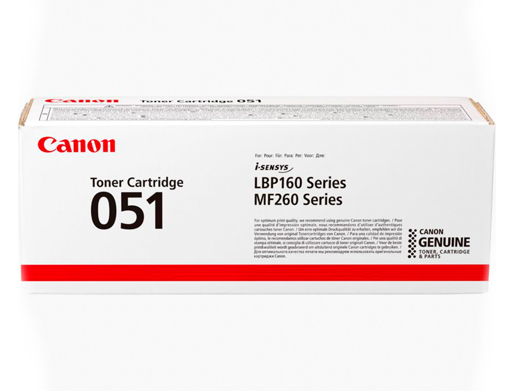 CANON - Toner 051 1700p isensys lbp162 negro (Ref. 2168C002)