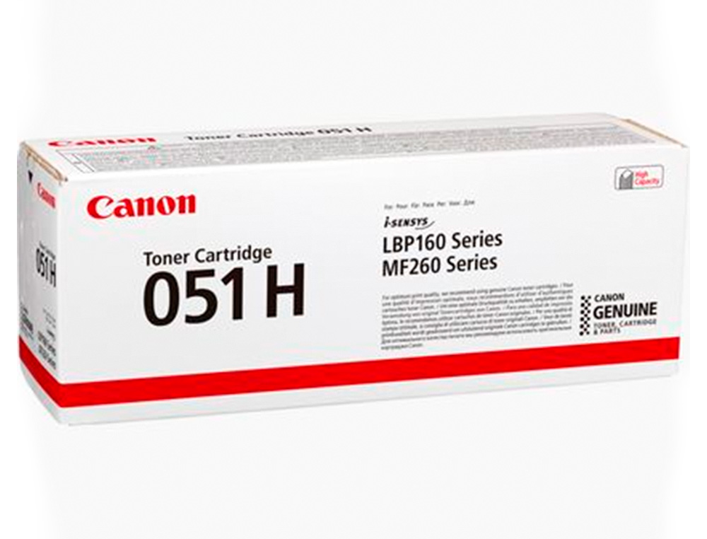CANON - Toner 051h 4100p isensys lbp162 negro (Ref. 2169C002)