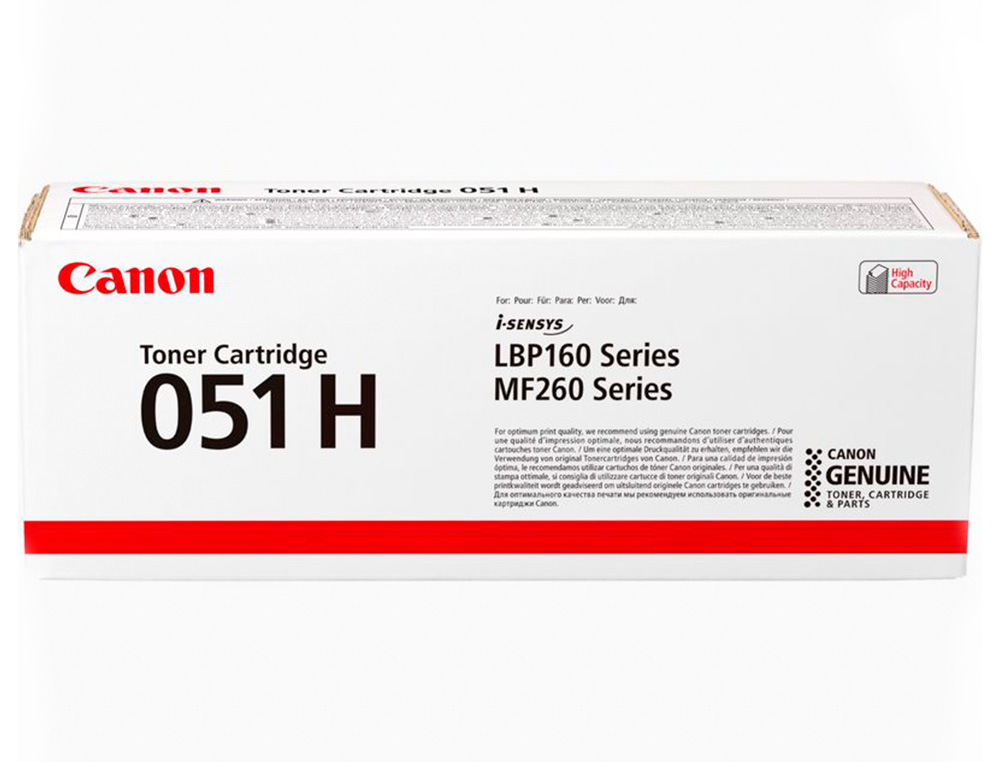 CANON - Toner 051h 4100p isensys lbp162 negro (Ref. 2169C002)