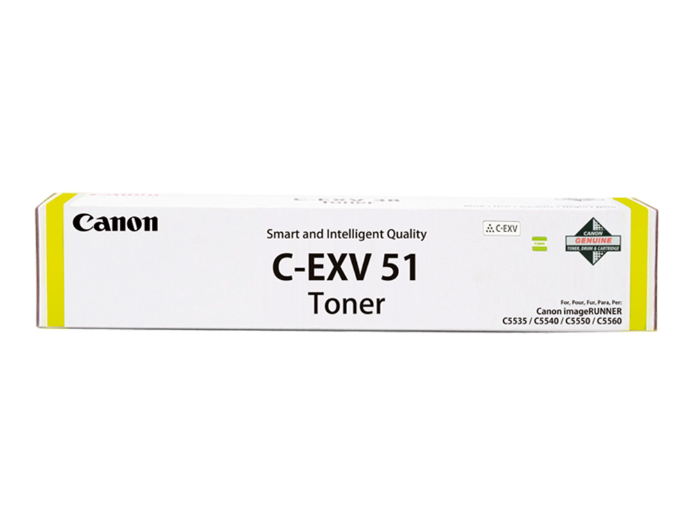 CANON - Toner exv51 ir c5335 c5540 c55000 amarillo (Ref. 0484C002)