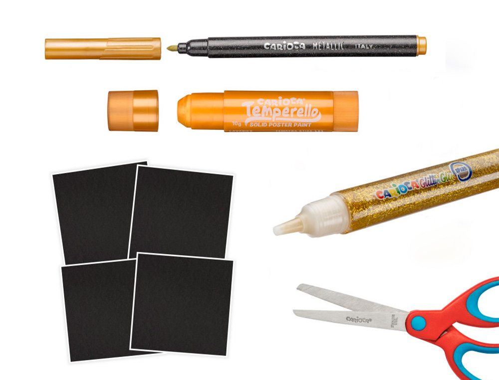 CARIOCA - Set de dibujo metallic pop up card creator 3d 17 piezas (Ref. 43165)