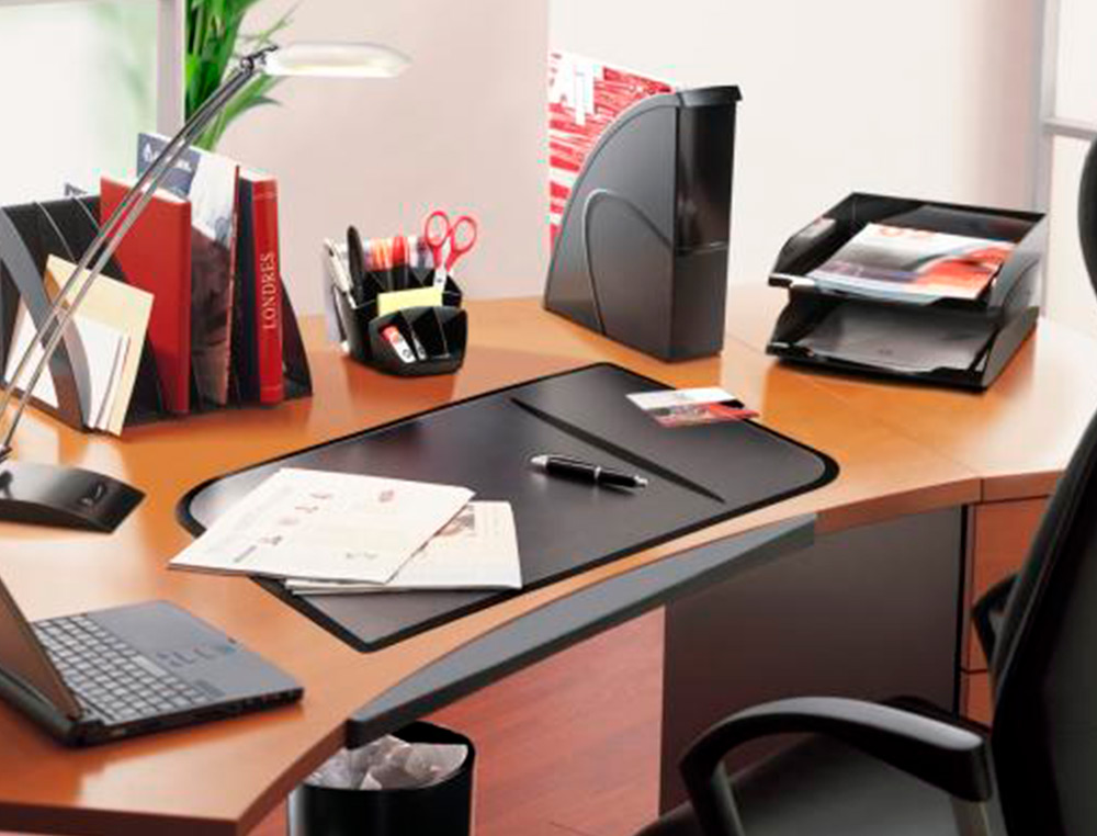 CEP - Fichero cajones de sobremesa smoove secure con cerradura 4 cajones color blanco/negro 288x360x270 mm (Ref. 1073110511)