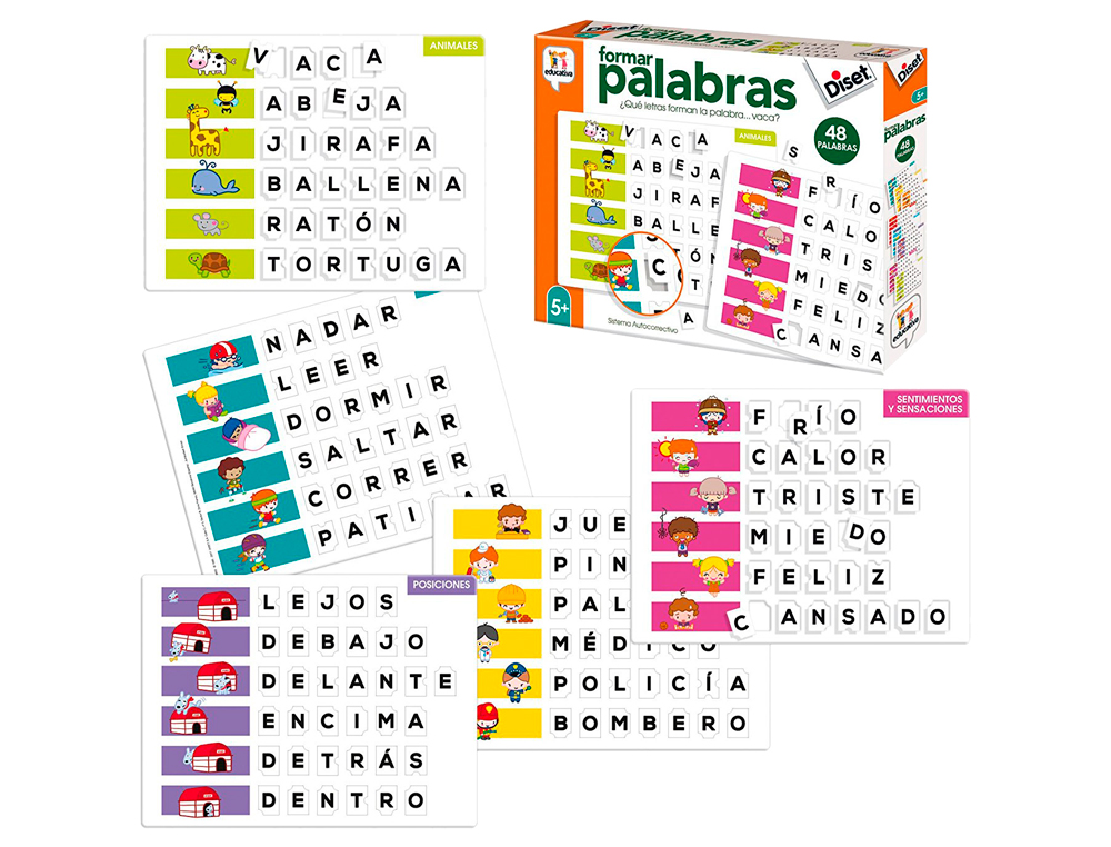 DISET - Juego didactico formar palabras (Ref. 68952)