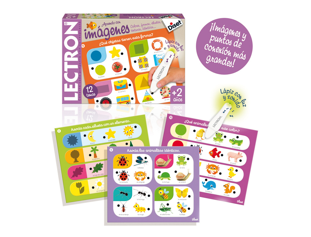 DISET - Juego didactico lectron lapiz aprendo con imagenes (Ref. 63821)