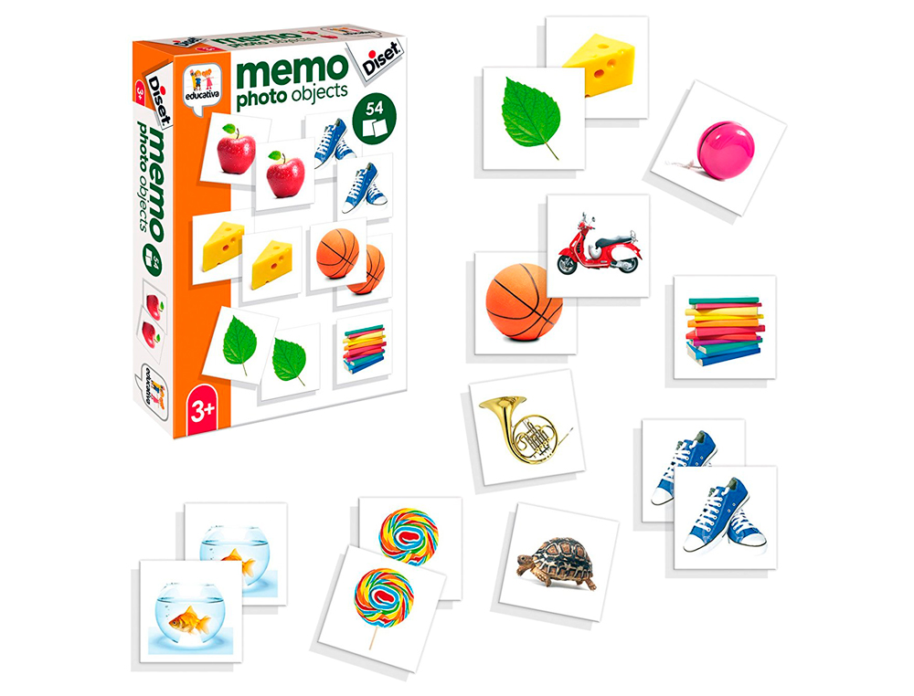 DISET - Juego didactico memo photo objetcs (Ref. 68946)