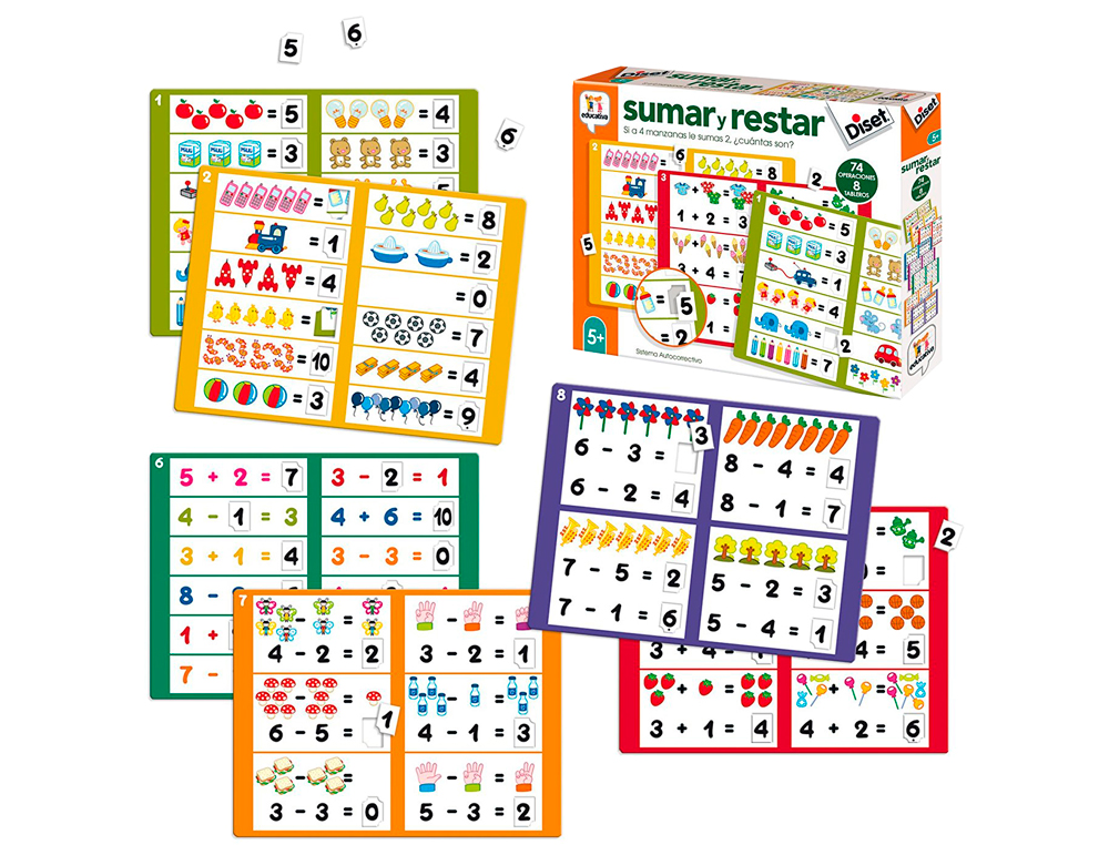 DISET - Juego didactico sumar y restar (Ref. 68954)
