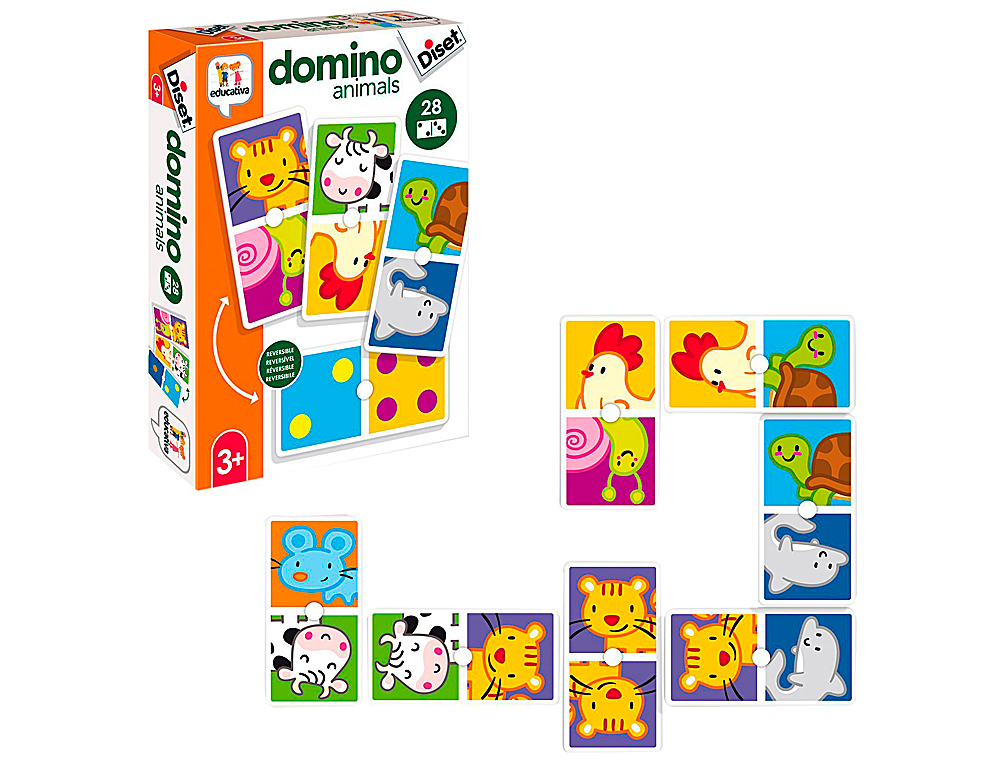 DISET - Juego educativo domino animals (Ref. 68956)