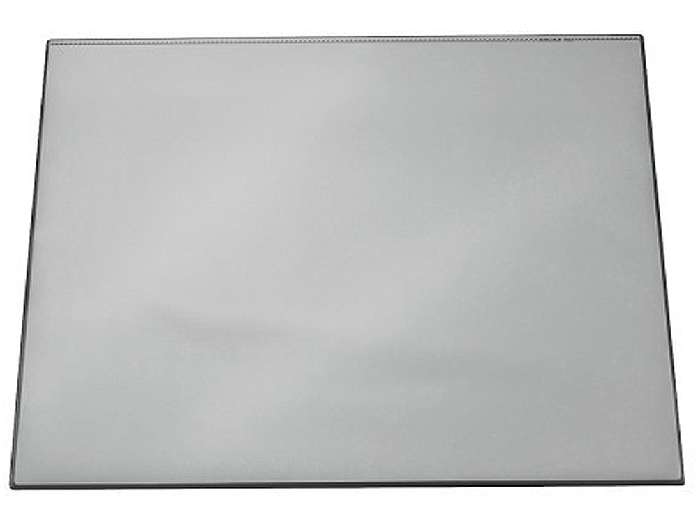 DURABLE - Vade sobremesa negro con tapa transparente 70x50 cm (Ref. 7203-01)