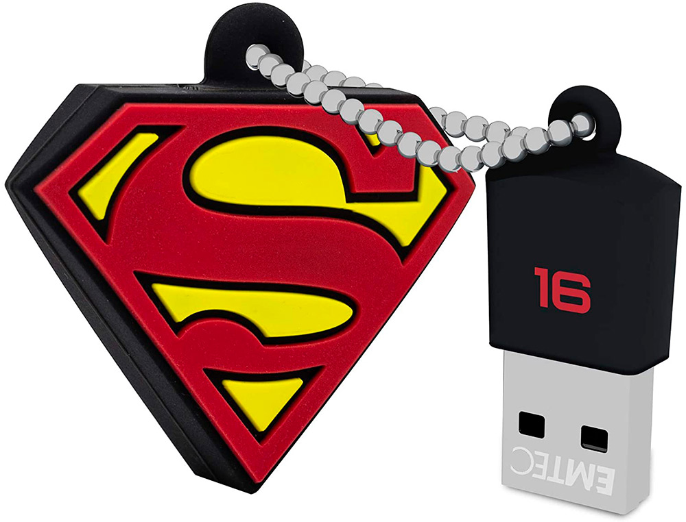 EMTEC - Memoria usb flash 16 gb usb 2.0 collector superman (Ref. E172686)