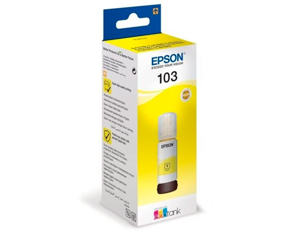 EPSON - Ink-jet 106 ecotank amarillo ink bottle et-7700 / et-7750 (Ref. C13T00R440)