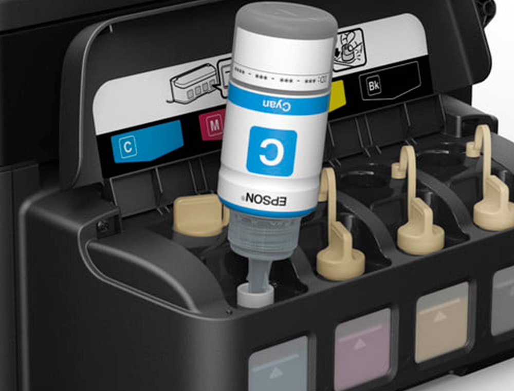 EPSON - Ink-jet 106 ecotank cian ink bottle et-7700 / et-7750 (Ref. C13T00R240)