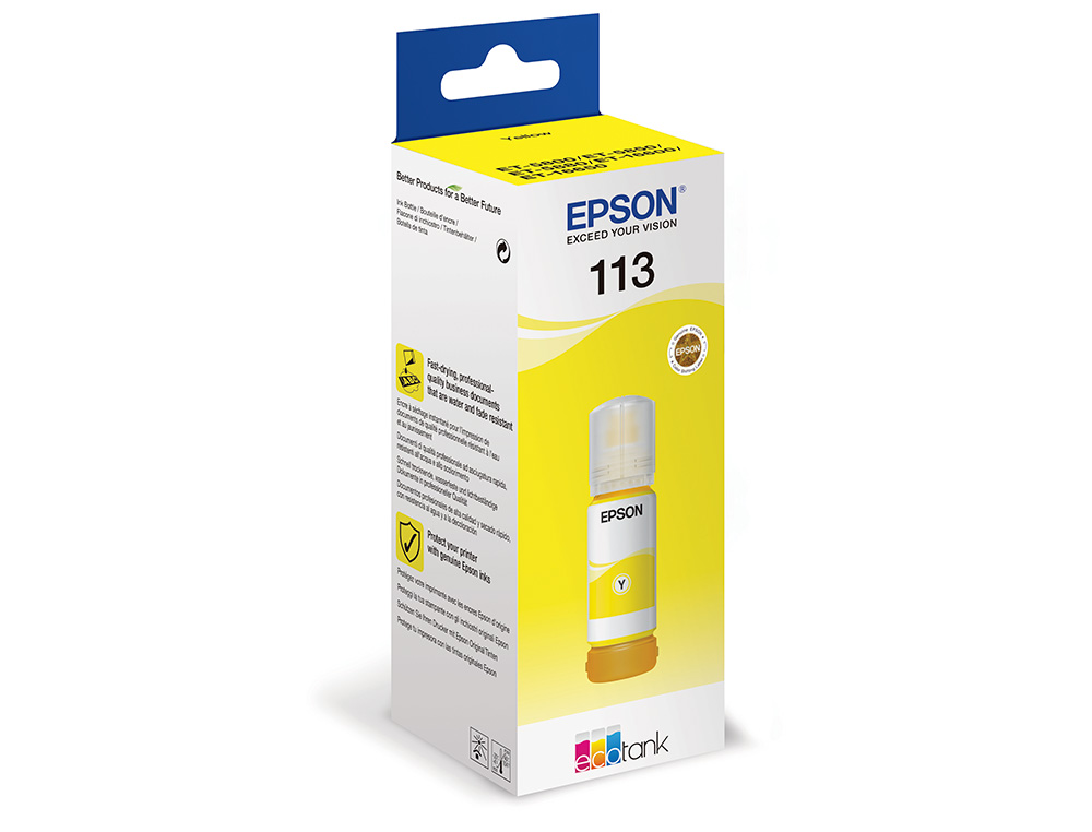 EPSON - Ink-jet ecotank 113 series amarillo (Ref. C13T06B440)