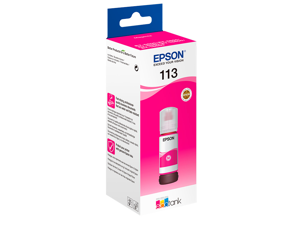EPSON - Ink-jet ecotank 113 series magenta (Ref. C13T06B340)