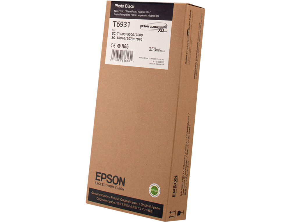 EPSON - Ink-jet gf serie sc-t negro foto 350 ml (Ref. C13T693100)