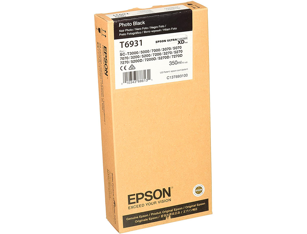EPSON - Ink-jet gf serie sc-t negro foto 350 ml (Ref. C13T693100)