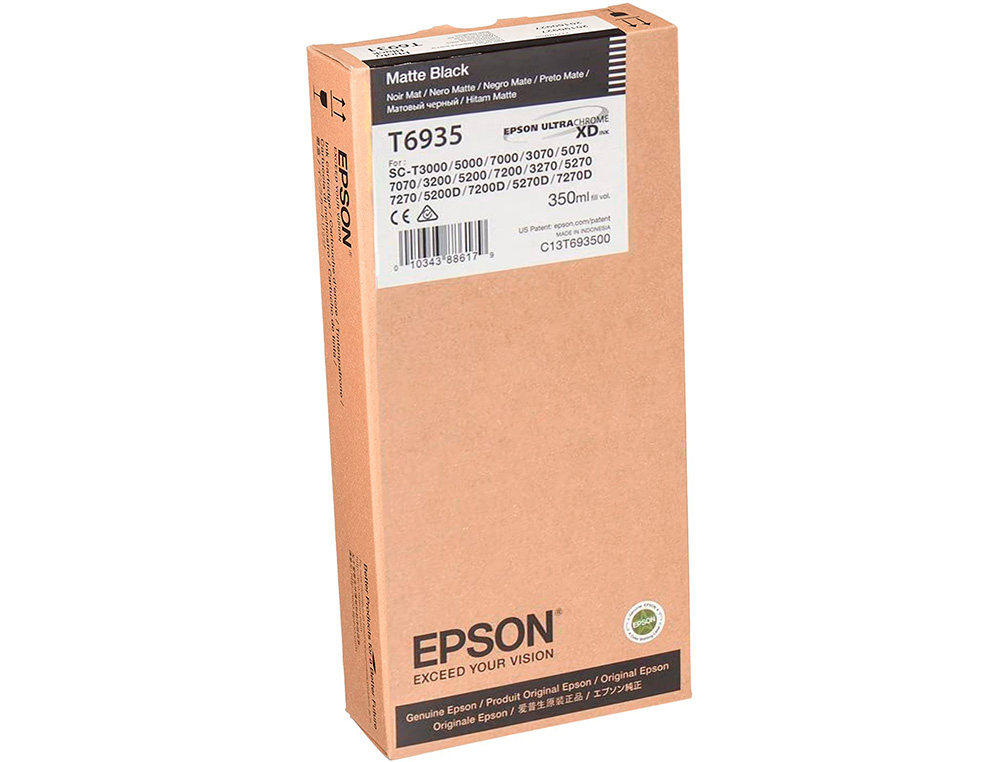 EPSON - Ink-jet gf serie sc-t negro mate 350 ml (Ref. C13T693500)