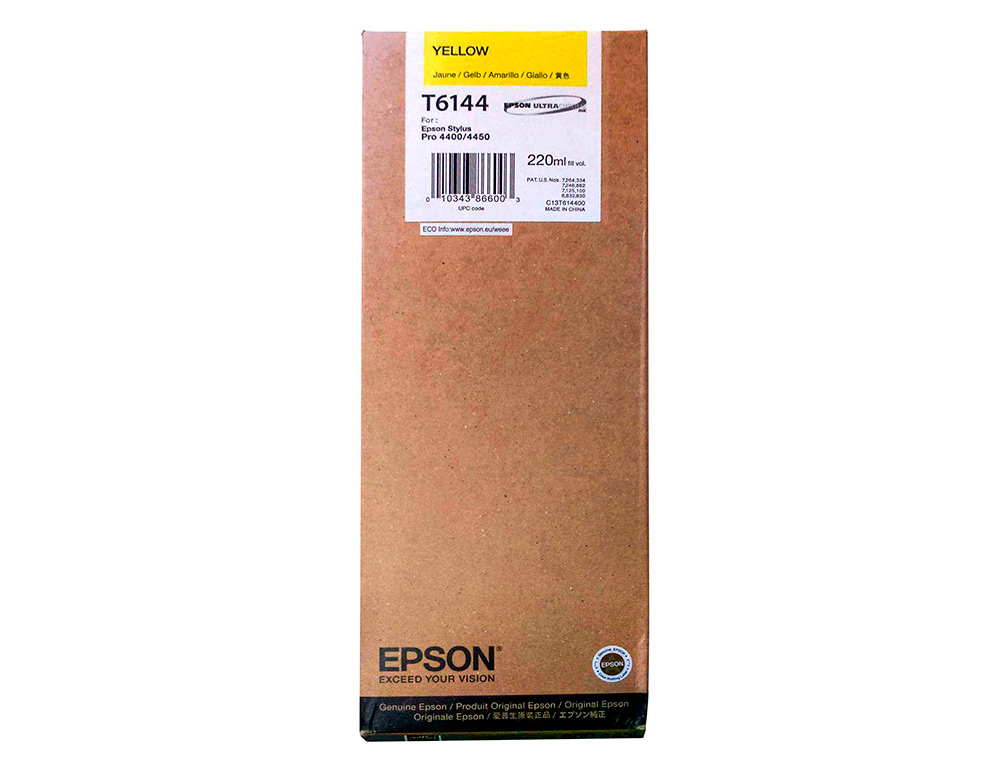 EPSON - Ink-jet gf stylus photo 4450/4400 amarillo alta capacidad (Ref. C13T614400)