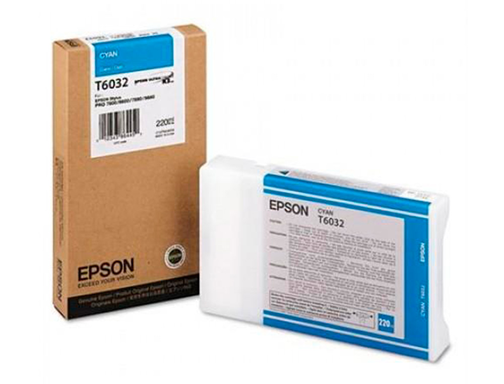 EPSON - Ink-jet gf stylus photo 7450/9450/7400/9400 cian alta capacidad (Ref. C13T612200)