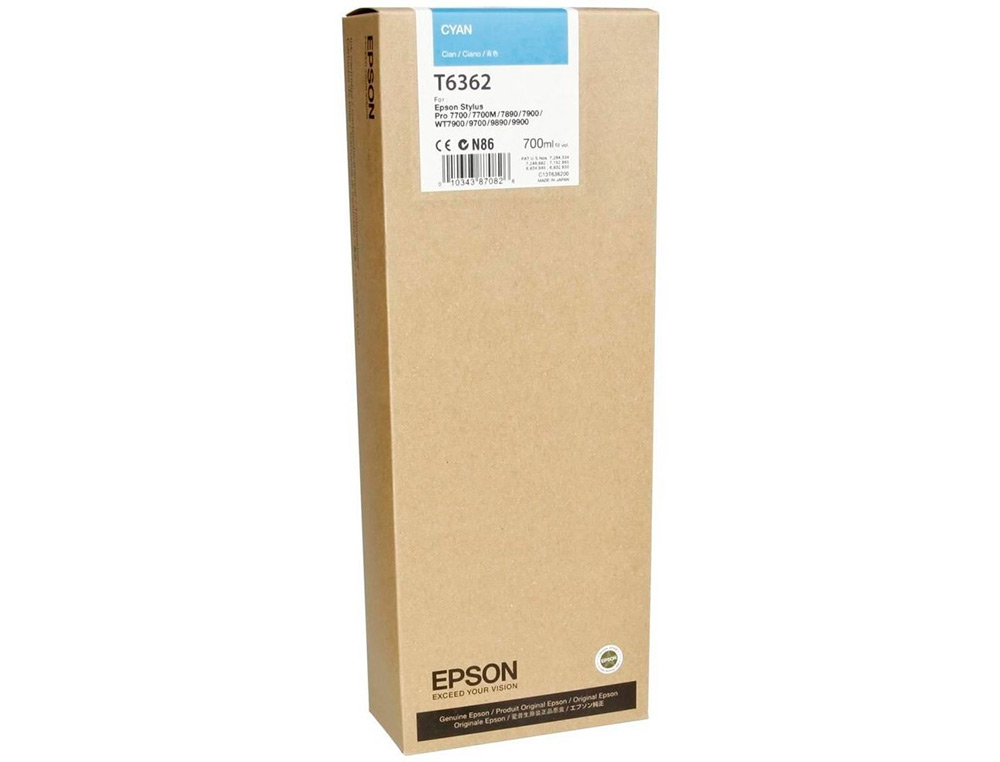 EPSON - Ink-jet gf stylus photo 7900/9900 cian alta capacidad (Ref. C13T636200)