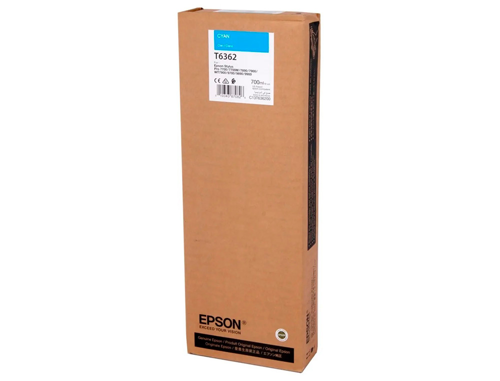 EPSON - Ink-jet gf stylus photo 7900/9900 cian alta capacidad (Ref. C13T636200)