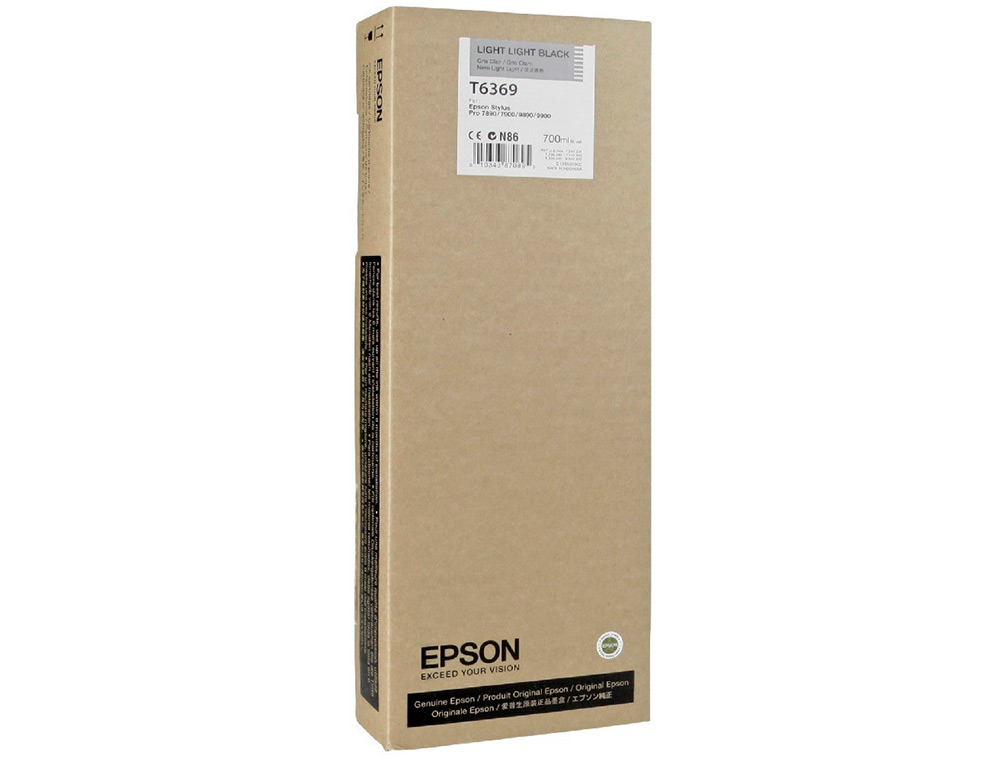 EPSON - Ink-jet gf stylus photo 7900/9900 gris claro alta capacidad (Ref. C13T636900)