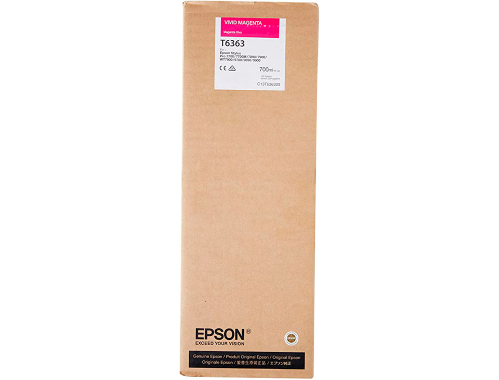 EPSON - Ink-jet gf stylus photo 7900/9900 magenta vivo alta capacidad (Ref. C13T636300)