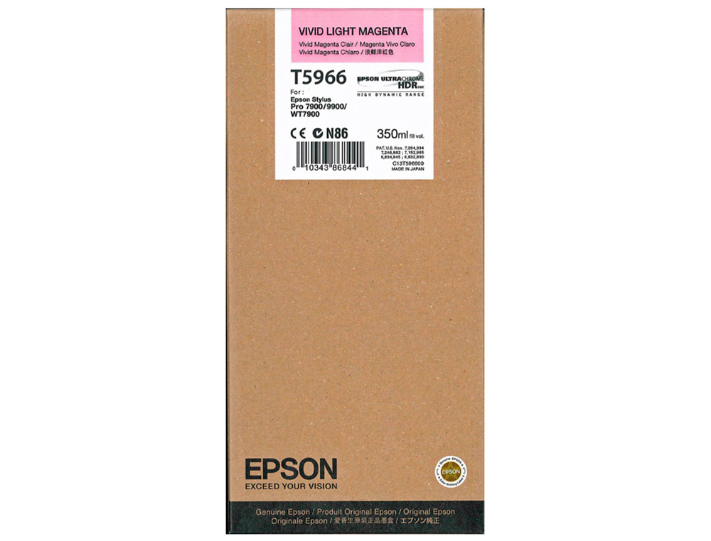 EPSON - Ink-jet gf stylus photo 7900/9900 magenta vivo claro (Ref. C13T596600)