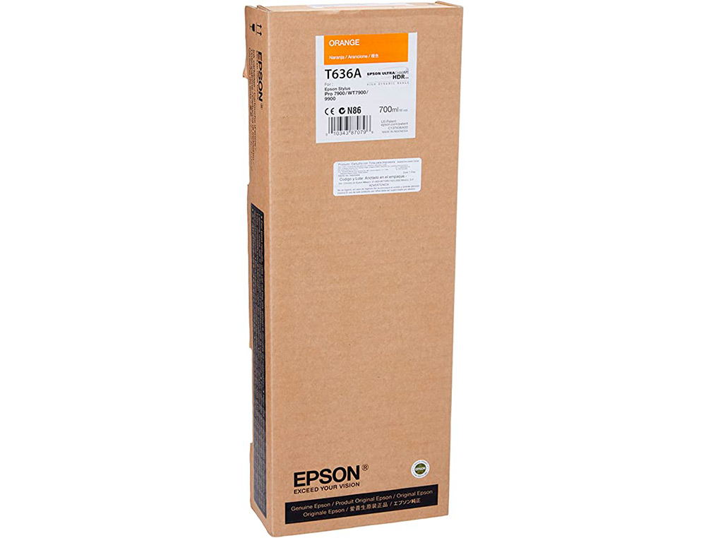 EPSON - Ink-jet gf stylus photo 7900/9900 naranja (Ref. C13T636A00)