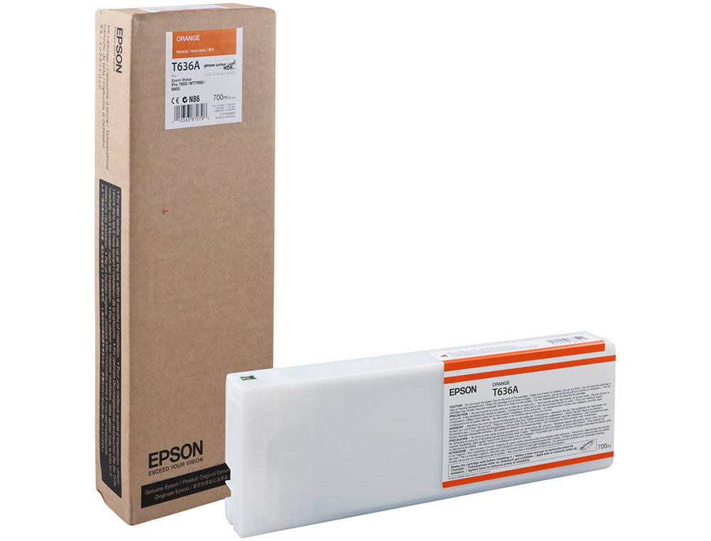 EPSON - Ink-jet gf stylus photo 7900/9900 naranja (Ref. C13T636A00)