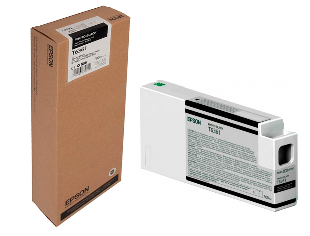 EPSON - Ink-jet gf stylus photo 7900/9900 negro foto alta capacidad (Ref. C13T636100)