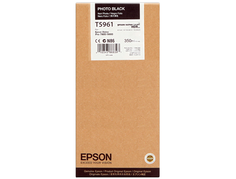 EPSON - Ink-jet gf stylus photo 7900/9900 negro foto (Ref. C13T596100)